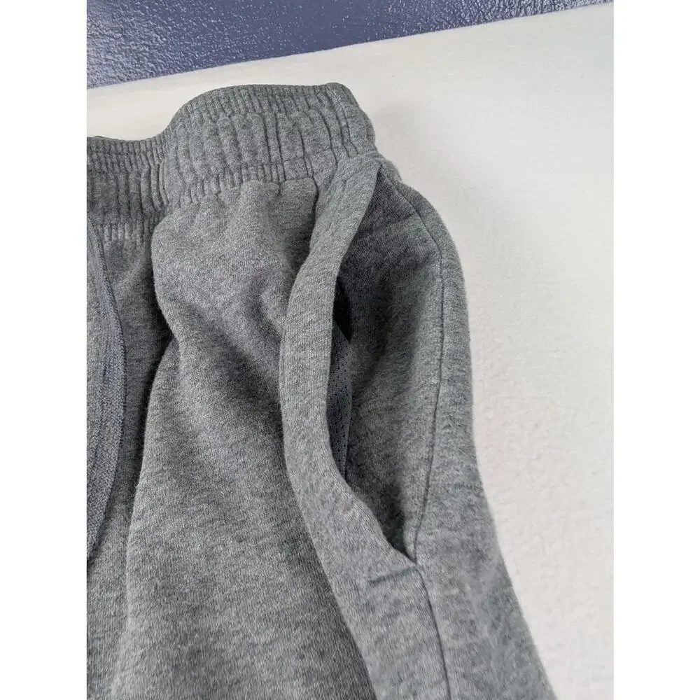 Under Armour Men’s Small Gray Loose Fit Fleece Sweatpants Athletic Pants